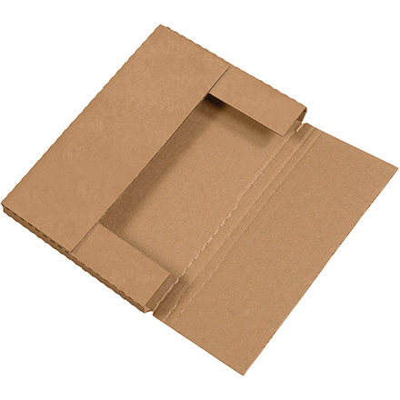 12 <span class='fraction'>1/8</span> x 9 <span class='fraction'>1/8</span> x 1" Kraft Easy-Fold Mailers